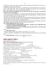 Đề cương ôn tập Giữa kì 2 KHTN 8 năm 2025–2026 trường THCS Quang Trung (Đà Lạt)
